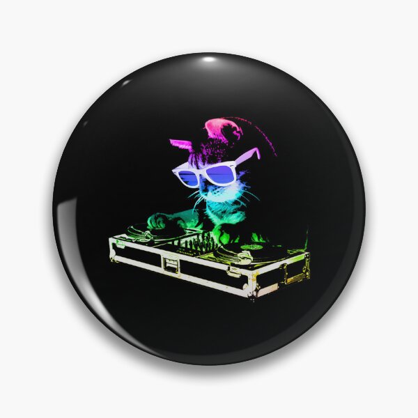 Item preview, House Cat (Rainbow Dj Kitty) designed and sold by brushjckuker.