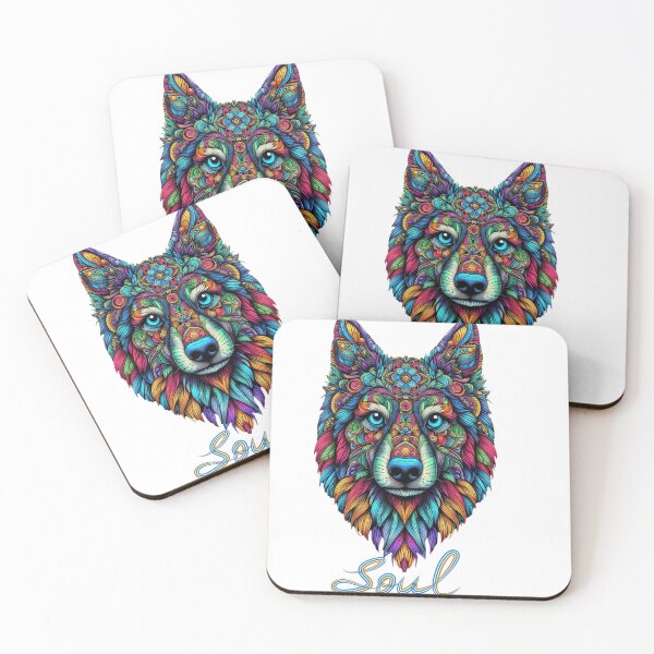 Item preview, Wolf Mandala Art  designed and sold by DoodleIntricate.