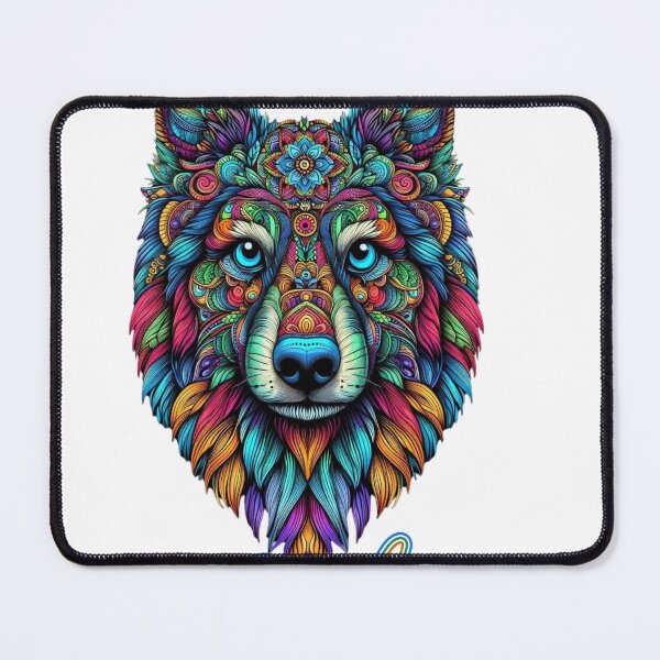 Item preview, Wolf Mandala Art  designed and sold by DoodleIntricate.