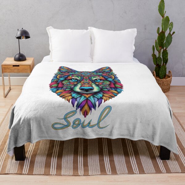 Item preview, Wolf Mandala Art designed and sold by DoodleIntricate.