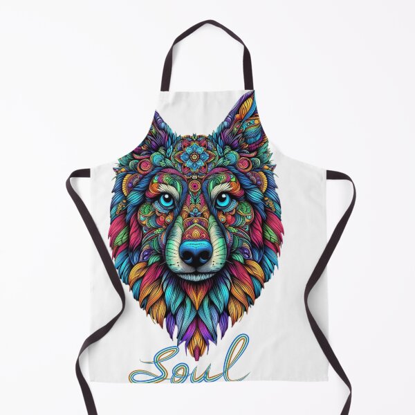 Item preview, Wolf Mandala Art designed and sold by DoodleIntricate.
