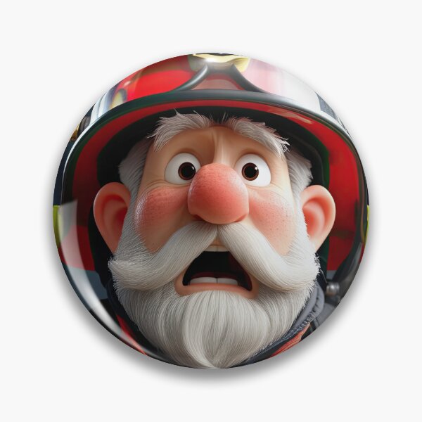 Item preview, Old Fart as an fireman designed and sold by Colin Bentham.