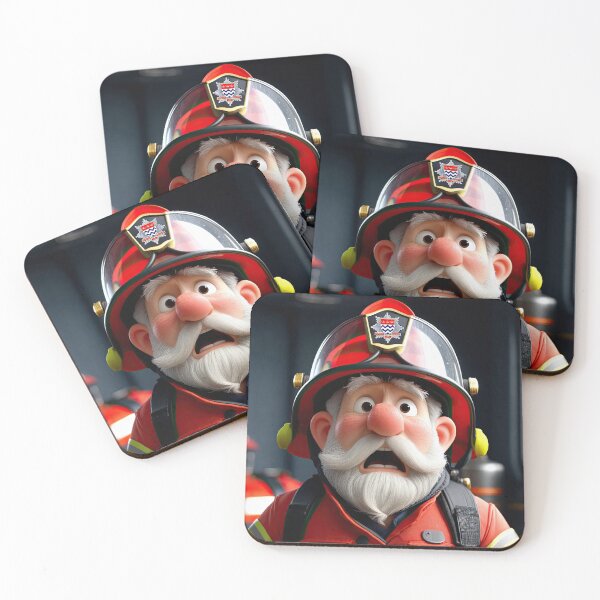 Item preview, Old Fart as an fireman designed and sold by Colin Bentham.