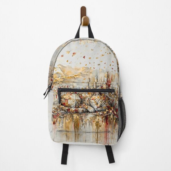 Item preview, Fall Cat Napping Beneath the City designed and sold by m-y-A-I-A-R-T-.