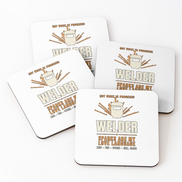 Item preview, Welder Sparks Are My Love Language designed and sold by PeaksAndPrints.
