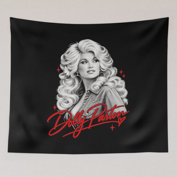 Item preview, Dolly Parton Retro Portrait Vintage Country Music designed and sold by Savannah207851.