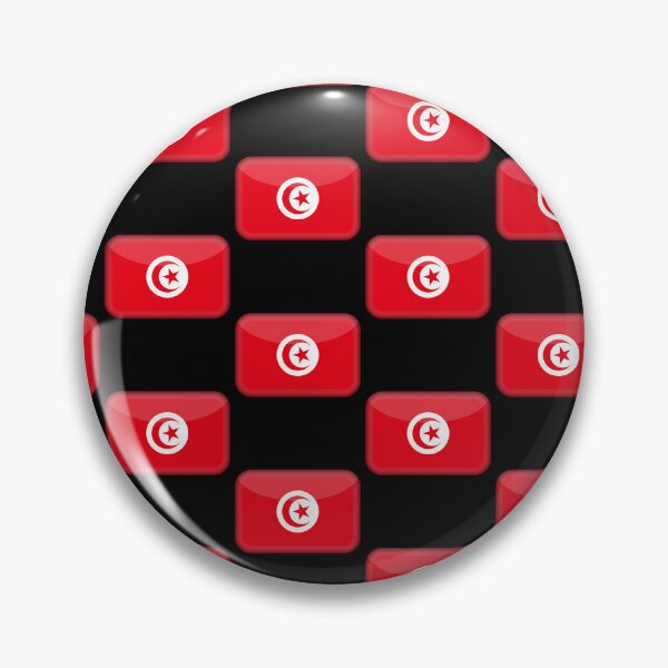 Item preview, Tunisian 3D Flag Cultural Identity & Expat Style designed and sold by YAZ.
