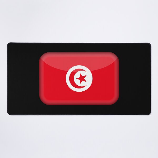 Item preview, Tunisian 3D Flag Cultural Identity & Expat Style designed and sold by YAZ.