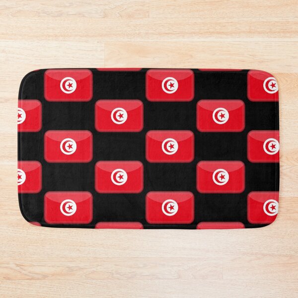 Item preview, Tunisian 3D Flag Cultural Identity & Expat Style designed and sold by YAZ.
