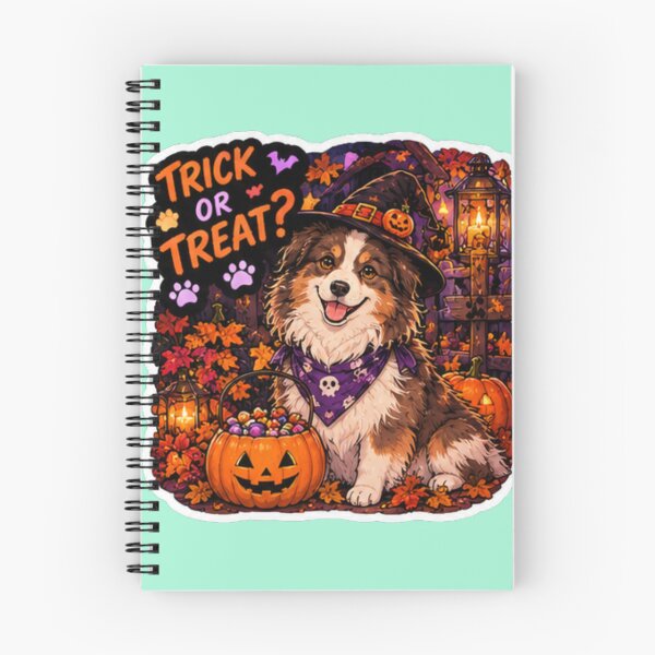 Item preview, Trick or Treat Witch Aussie Shepherd Design | Chaos Dogs Club Halloween designed and sold by DailyStruggleCo.