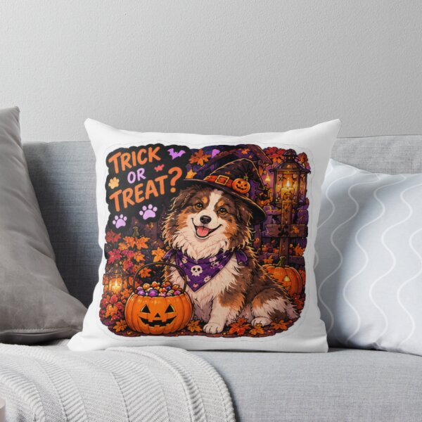 Item preview, Trick or Treat Witch Aussie Shepherd Design | Chaos Dogs Club Halloween designed and sold by DailyStruggleCo.