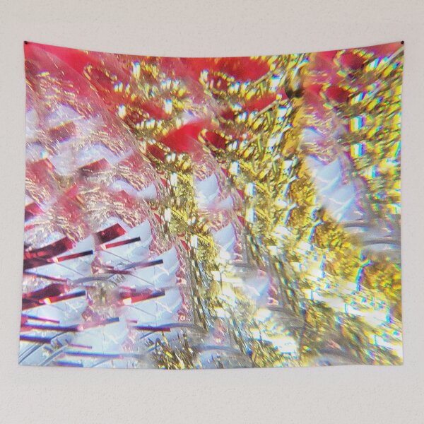Item preview, Prismatic Pine Needles: Christmas Ruby Sparkle designed and sold by ElionSolis.
