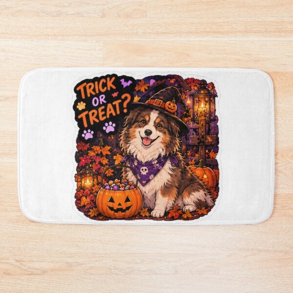 Item preview, Trick or Treat Witch Aussie Shepherd Design | Chaos Dogs Club Halloween designed and sold by DailyStruggleCo.