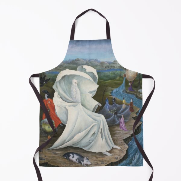Aperçu de l'œuvre Leonora Carrington - Leonora Carrington - Leonora Carrington - Leonora Carrington Paysage onirique surréaliste créée et vendue par Romero Britto.