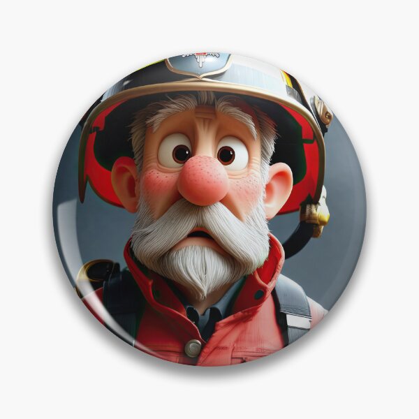 Item preview, Old Fart as an fireman designed and sold by Colin Bentham.