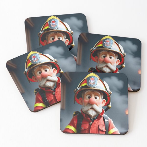 Item preview, Old Fart as an fireman designed and sold by Colin Bentham.
