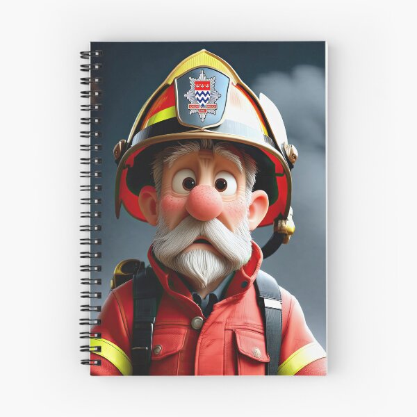 Item preview, Old Fart as an fireman designed and sold by Colin Bentham.
