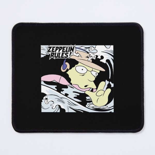Item preview, Zeppelin Rules Cartoon Character Comic Waves designed and sold by CordiaBergnaum.