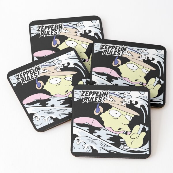 Item preview, Zeppelin Rules Cartoon Character Comic Waves designed and sold by CordiaBergnaum.