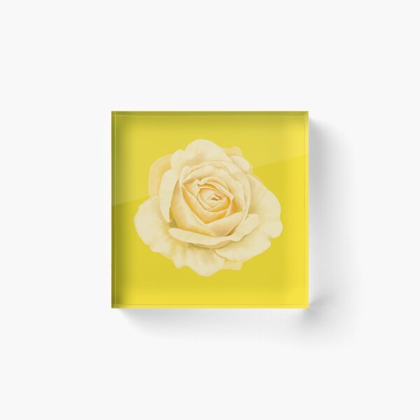 Item preview, Golden Petal Rose – Watercolor Yellow Flower Blossom designed and sold by EmeraldeaArt.