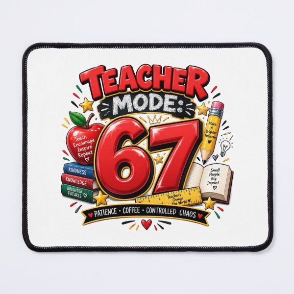 Item preview, Teacher Mode 67 Patience Coffee Chaos designed and sold by RØNI AI.
