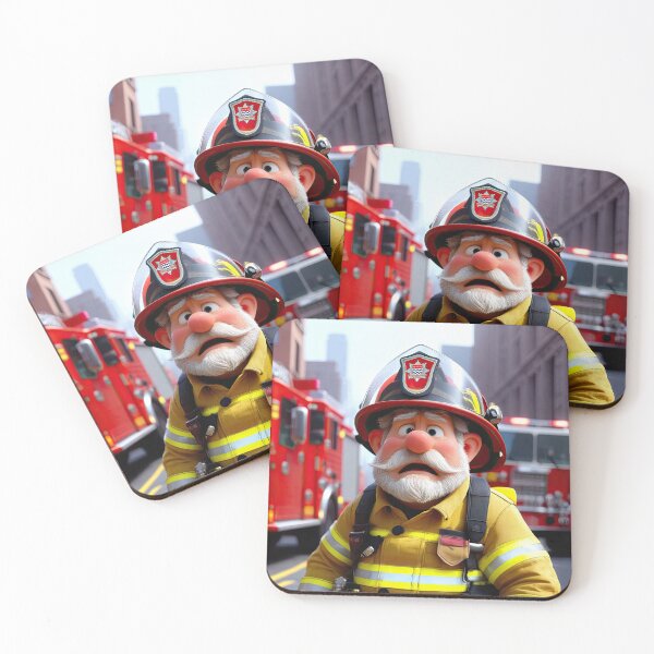 Item preview, Old Fart as an fireman designed and sold by Colin Bentham.