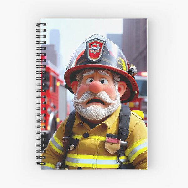 Item preview, Old Fart as an fireman designed and sold by Colin Bentham.