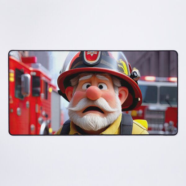 Item preview, Old Fart as an fireman designed and sold by Colin Bentham.