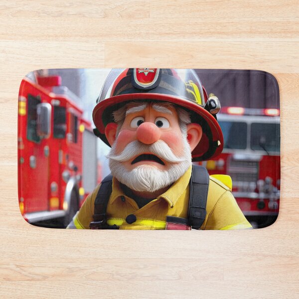Item preview, Old Fart as an fireman designed and sold by Colin Bentham.