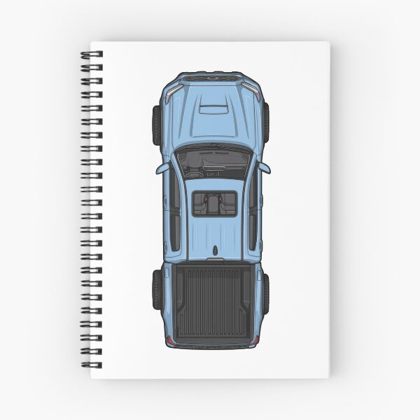 Item preview, Tacoma Truck Heritage Blue Top-Down Illustration designed and sold by VenZolic.