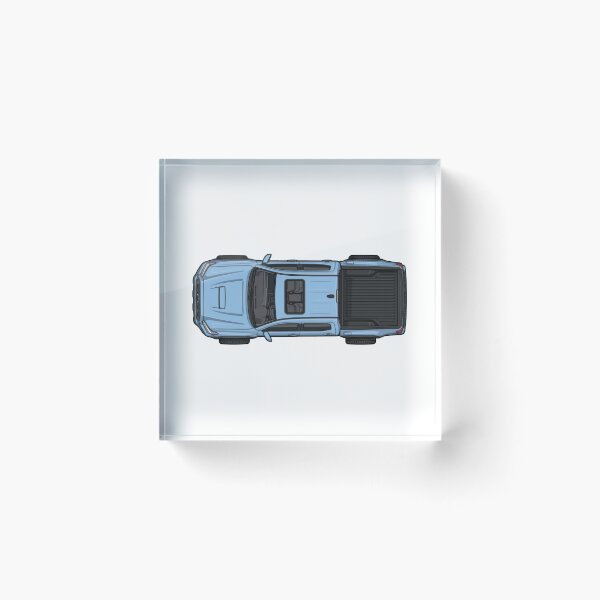 Item preview, Tacoma Truck Heritage Blue Top-Down Illustration designed and sold by VenZolic.