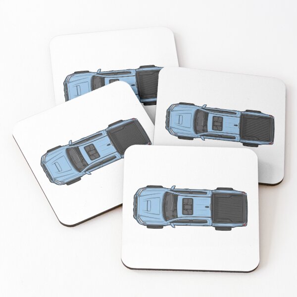 Item preview, Tacoma Truck Heritage Blue Top-Down Illustration designed and sold by VenZolic.