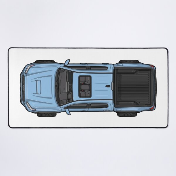 Item preview, Tacoma Truck Heritage Blue Top-Down Illustration designed and sold by VenZolic.