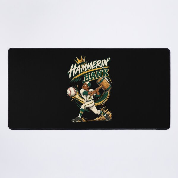 Item preview, Hammerin’ Hank – Cartoon Baseball Legend Tribute designed and sold by JessicaRHolland.