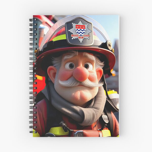 Item preview, Old Fart as an fireman designed and sold by Colin Bentham.