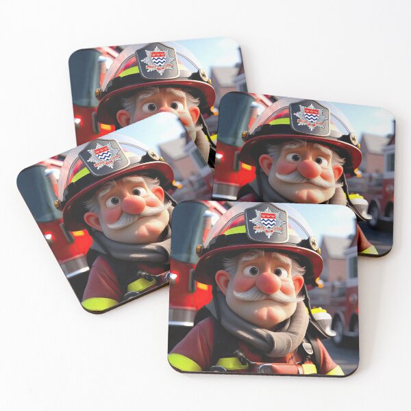 Item preview, Old Fart as an fireman designed and sold by Colin Bentham.