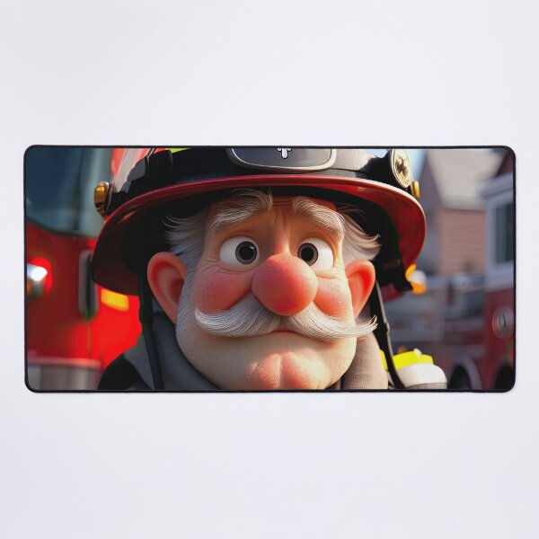 Item preview, Old Fart as an fireman designed and sold by Colin Bentham.