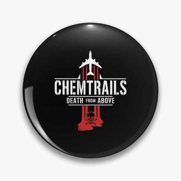 Item preview, Chemtrails Death From Above Skull Airplane  designed and sold by CordiaBergnaum.