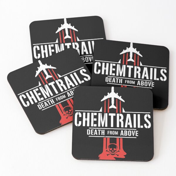Item preview, Chemtrails Death From Above Skull Airplane  designed and sold by CordiaBergnaum.