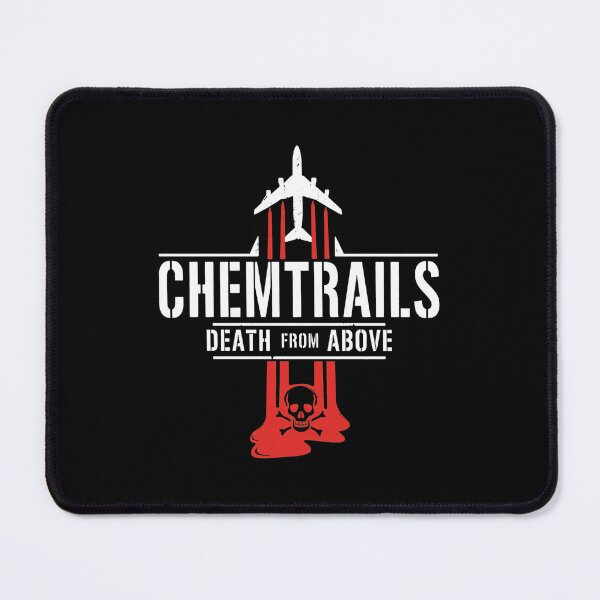 Item preview, Chemtrails Death From Above Skull Airplane  designed and sold by CordiaBergnaum.
