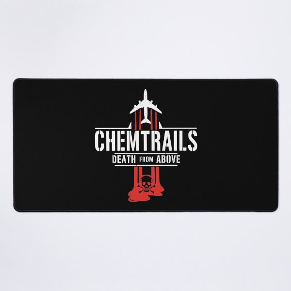 Item preview, Chemtrails Death From Above Skull Airplane  designed and sold by CordiaBergnaum.