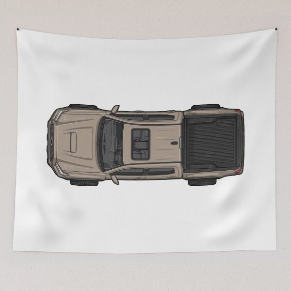 Item preview, Tacoma Truck Mudbath Top-Down Illustration designed and sold by VenZolic.