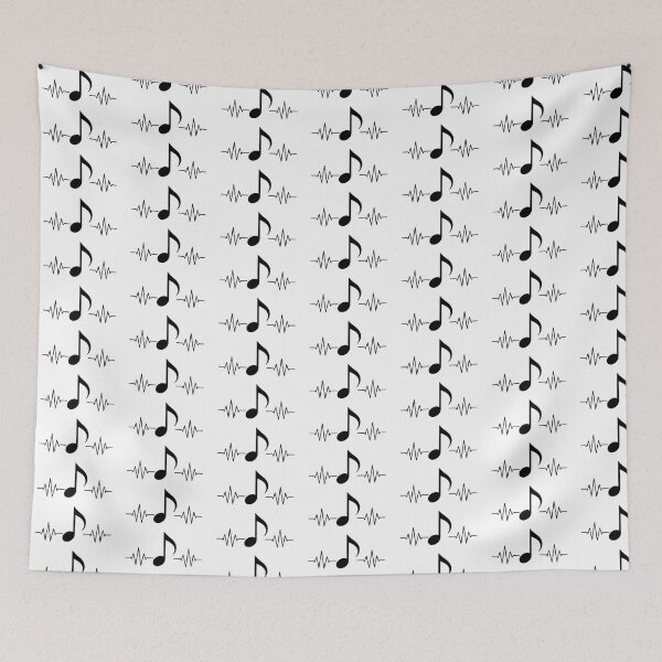 Item preview, Music Note Heartbeat ECG | Music Is My Heartbeat Design For Music Lovers designed and sold by StyxIND.