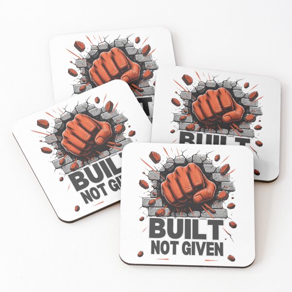 Item preview, Built Not Given Shirt | Self-Made Motivation Tee designed and sold by guchieworldcollection.