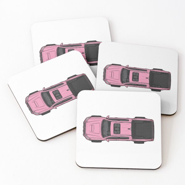 Item preview, Tacoma Truck Pink Top-Down Illustration designed and sold by VenZolic.