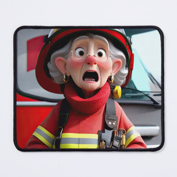 Item preview, Old Fart as an fireman designed and sold by Colin Bentham.