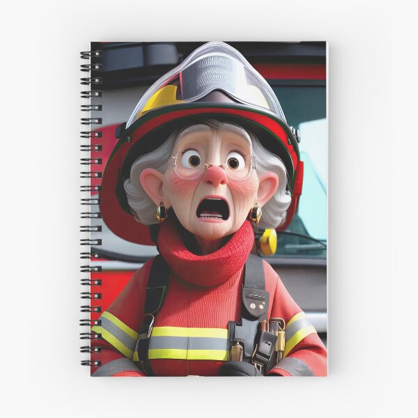 Item preview, Old Fart as an fireman designed and sold by Colin Bentham.