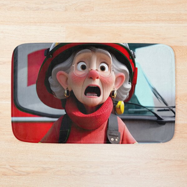 Item preview, Old Fart as an fireman designed and sold by Colin Bentham.