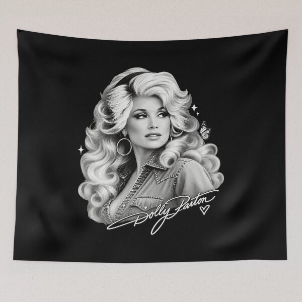 Item preview, Dolly Parton Vintage Country Music Icon Portrait  designed and sold by MatthewA631970.