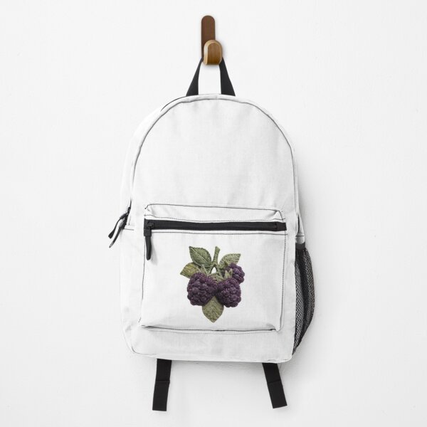 Item preview, Rich Purple Blackberries Branch Embroidered Design designed and sold by Mellow Doodle Co..